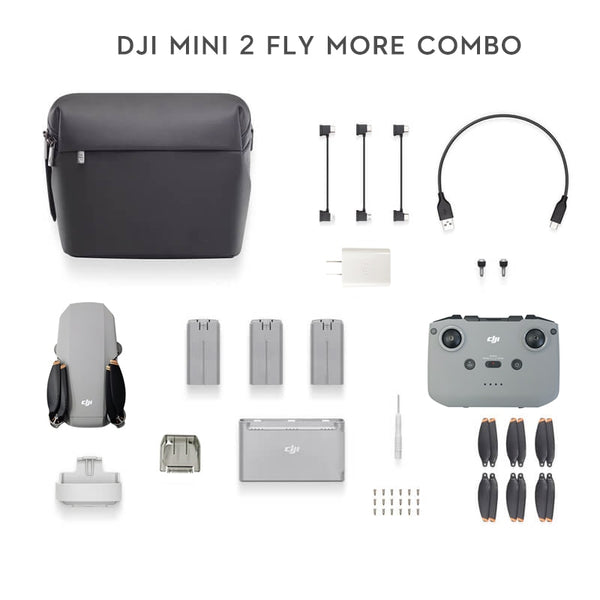 DJI Mini 2 Drone / fly more combo with 4K zoom camera 10km